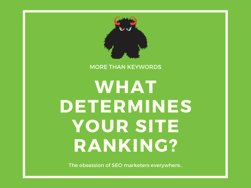 what determines your site ranking