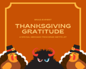 Thanksgiving Message from Brad Nietfeldt
